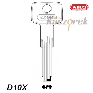 Abus 010 - klucz surowy - do wkładek D10X